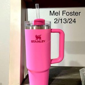 Stanley 30oz Romantic Heartbreak Pink tumbler w box from China. Last one.